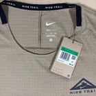 Nike Trail Dri-fit Solar Chase Running Shirt Men Size Xl  dv9305-247 Brown