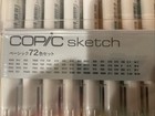 Copic Sketch Marker 72 Color Basic Set Artist Markers Japan Brand New