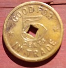 Royal Saloon Gross   Son Redding  California Ca Maverick Trade Drink Token 
