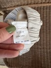 Women   s Beige Chino Shorts Size S 100  Cotton Elastic Waist Drawstring Pockets