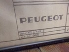 1960 Rare Peugeot 404 Blueprint Dealer Car Ad Poster Sign Framed France Vtg Mcm 