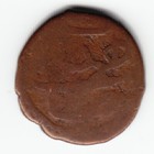 Afghanistan 1 Paisa 1322 1903 Km956 2 Cu Herat 1-yr Type Rayed Circle Very Rare 