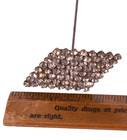 Antique Victorian Rhinestone Hat Pin 11    Long  - Ornament Is 2 1 2 X 1  1 2