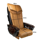 Leather Pad Set upholstery back Pillow Seat For Massage Spa Pedicure Chair Lx22