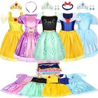 Princess Dress Up Costume Set For Girls - Role Play Dress Up Toys Gift For Toddl