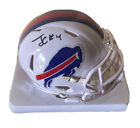 James Cook Autographed Riddell Replica Buffalo Bills Speed Mini Helmet Jsa