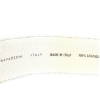 Veronica Beard X Gavazzeni Womens Londra Leather Wrap Belt White  msrp  180 