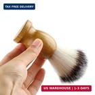 Anbbas Shaving Brush Set For Men 3in1 Vegan Style Synthetic Badger Hair Shaving