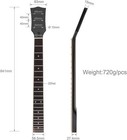 22 Frets Guitar Neck Rosewood Fingerboard With Binding Inlay For Gibson Les Paul