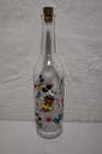 Disney Mickey Mouse Glass Bottle W cork 11 5 h 
