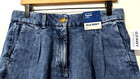 Nwt Old Navy Womens Taylor Extra High Rise Denim Shorts Sz M 100  Cotton Pleated