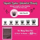 Pro Eyelash Clusters Diy Lash Extension Self Stick Reusable Self-adhesive Lashes