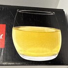 Cristar Mikonos Stemless Tumblers Clear Wine Glasses Set Of 4  11 5oz  New