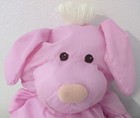 Vintage 1986 Puffalump Puppy Dog Fisher Price  8003 Pink Stuffed Plush Toy