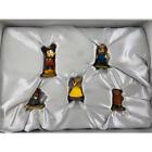 Vintage Walt Disney Collectibles Mice Pewter Miniatures Mickey Figurines Coa Nos