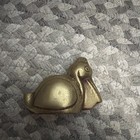 Vintage Solid Brass Figurine  Pelican  Bird