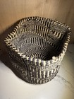 Handwoven Sisal Plant Basket  Natural Fiber