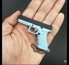 Mini Gun Keychain  Metal 1 3 Scale 17 Keychain Best Gift For Man Him Son