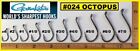 Gamakatsu  024 Octopus Nsb Value Pack 25 Hooks  New  Pick Your Size 