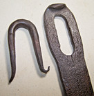 Antique Steel Barn Door Safety Hasp Gate Latch  Blacksmith Hand Forged 