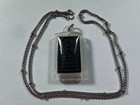 Vintage 4-step Black Buddha Amulet With 24  No-tarnish Necklace