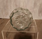 Clear Glass Faceted Vase For Home Decor And Floral Arrangements