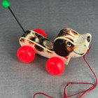 Fisher Price Little Snoopy Pull Toy 2034 Puppy Wiggles 1990 Reissue Plastic Body