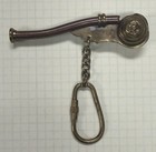 Vintage Navy Boatswain Pipe Whistle Metal Brass