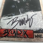 Boondox Autographed Signed Card Mne Krimson Crow Magic Ninja  Entertainment