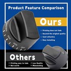 New Pb010099 Oven Thermostat Knob Compatible With Viking 810983 Ap5315393