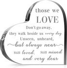 Bereavement Gift Acrylic Heart Sympathy Memorial Condolence Grief Gift For Lo   