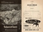 Julian Bream Veterans  Auditorium Program 1961 San Francisco