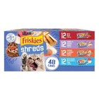 Purina Friskies Shreds Gravy Variety Pack  Wet Cat Food  5 5 Oz Cans  48 Cans
