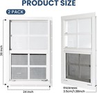 2 Pack Shed Windows 24  X 36  Small Sliding Windows flush Mount Windows