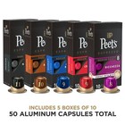 Peet s Espresso Capsules Variety Pack 50 Count Compatible With Nespresso Orig   