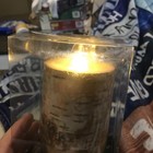 Luminara Birch 6 5 Inch Real-flame Effect Pillar Candle In Brown 3 25    X 6 5   