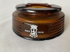 Vintage San Miguel Beer Amber Glass Ashtray Royal Grant Since 1890