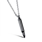 Men Urn Necklace Cremation Ashes For Memorial Heart Keepsake Pendant Jewelry