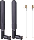 Omni-directional 8dbi Wifi Antenna Set With 15cm Pigtails - Max Signal Strength
