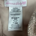 Bonnie Baby Party Dress Kids 18m Gold Metallic Ruffle Long Sleeve Holiday