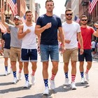 Cobee 2 Pairs American Flag Socks For Men Women  Patriotic Red White Blue
