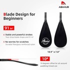 3-piece Carbon Fiber Sup Paddle Adjustable 67-86  Lightweight With Bag
