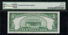 1934  5 Silver Certificate Fr-1650  - Star Note - Pmg 66 Epq Gem Uncirculated