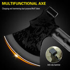 18  Tactical Tomahawk Throwing Hatchet Axe Fixed Blade Survival Hunting Knife Us