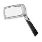  Led Lighted 2 5x Power Rectangular Magnifier With Folding Collapsible Handle 