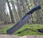 Custom Handmade D2 Steel Hunting Chopper Machete Knife With Micarta