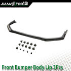 Fit For 2015-20 Subaru Wrx Sti Carbon Fiber Front Bumper Lower Body Lip Black 