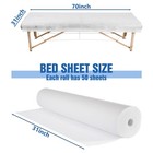 Disposable Bed Sheets 31  X 71  Massage Table Covers Non Woven Fabric Massage   