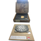 Marlboro Belt Buckle Promotional Western Storming Silver   Free Shipping