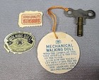 Vtg 1950s Japan Masudaya Mechanical Vintage Wind Up Tin  Walking Doll  Mint 14 